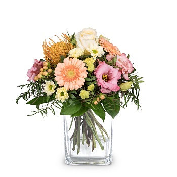 Flower bouquet Cheerful Winter Greeting